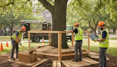 Root protection services for healthy trees in Littleton, CO by Arbor Tree Care