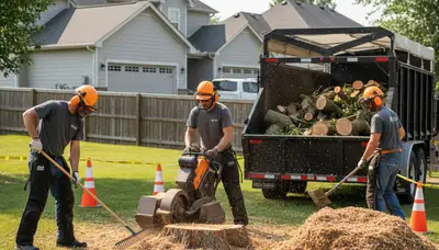 Stump removal service in Littleton, CO by Arbor Tree Care