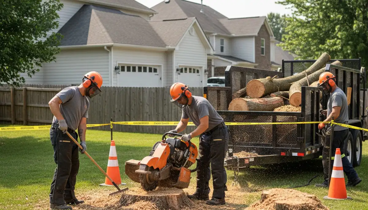 Stump removal service in Littleton, CO by Arbor Tree Care for safe, thorough stump clearing