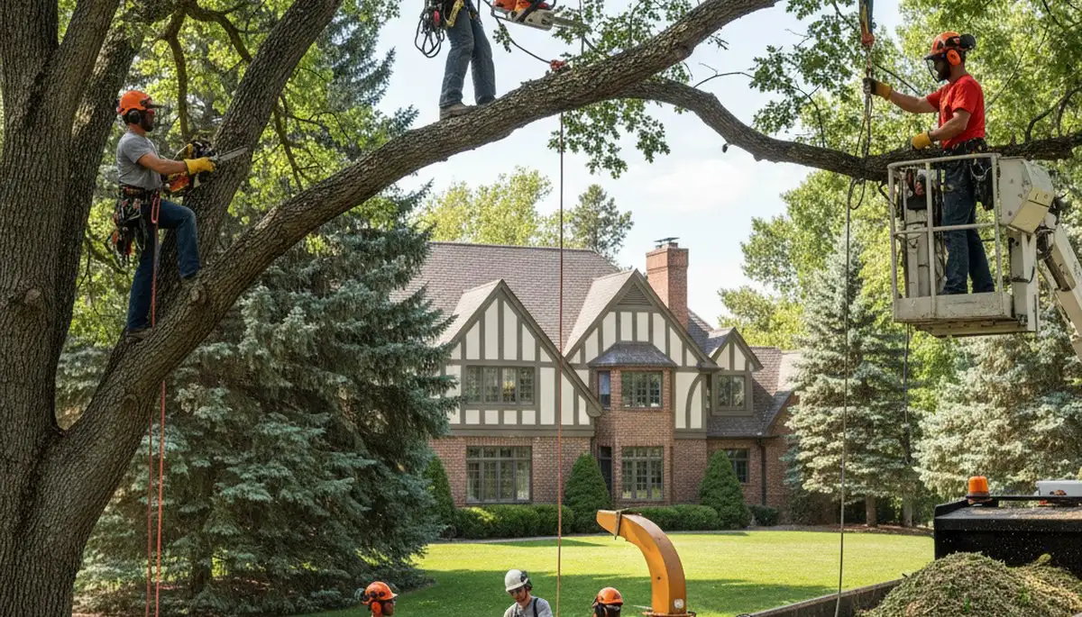 Tree service crew in Littleton, CO providing professional tree removal and care