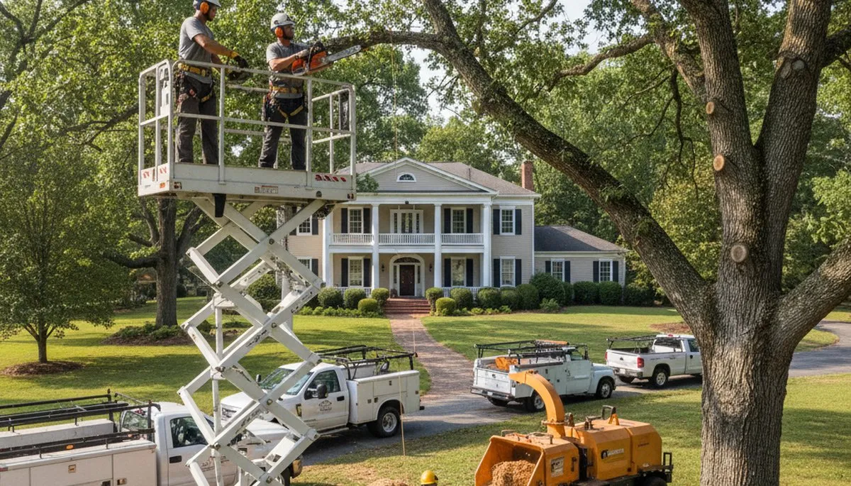 Tree service team in Littleton, CO providing safe tree removal and trimming services