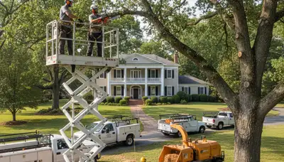 Tree service team in Littleton, CO providing safe tree removal and trimming services