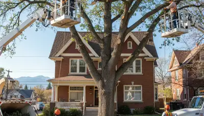 Tree service team in Littleton, CO providing professional tree removal and maintenance services
