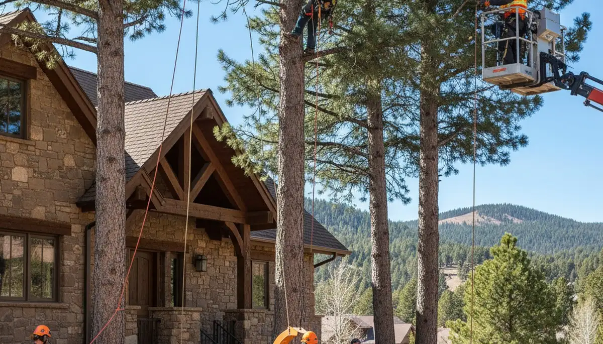 Tree service crew in Littleton, CO providing professional tree removal and care
