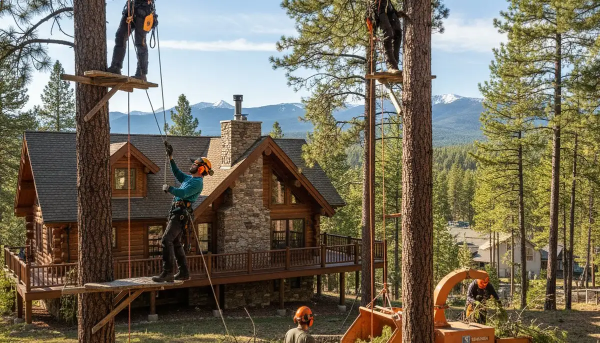 Tree service crew in Littleton, CO providing professional tree removal and care services