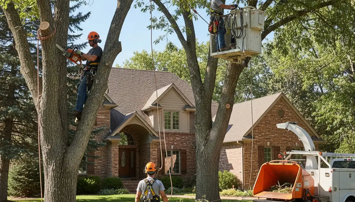 Tree service crew in Littleton, CO providing professional tree removal and care